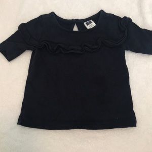 Janie and jack shirt with ruffles.
